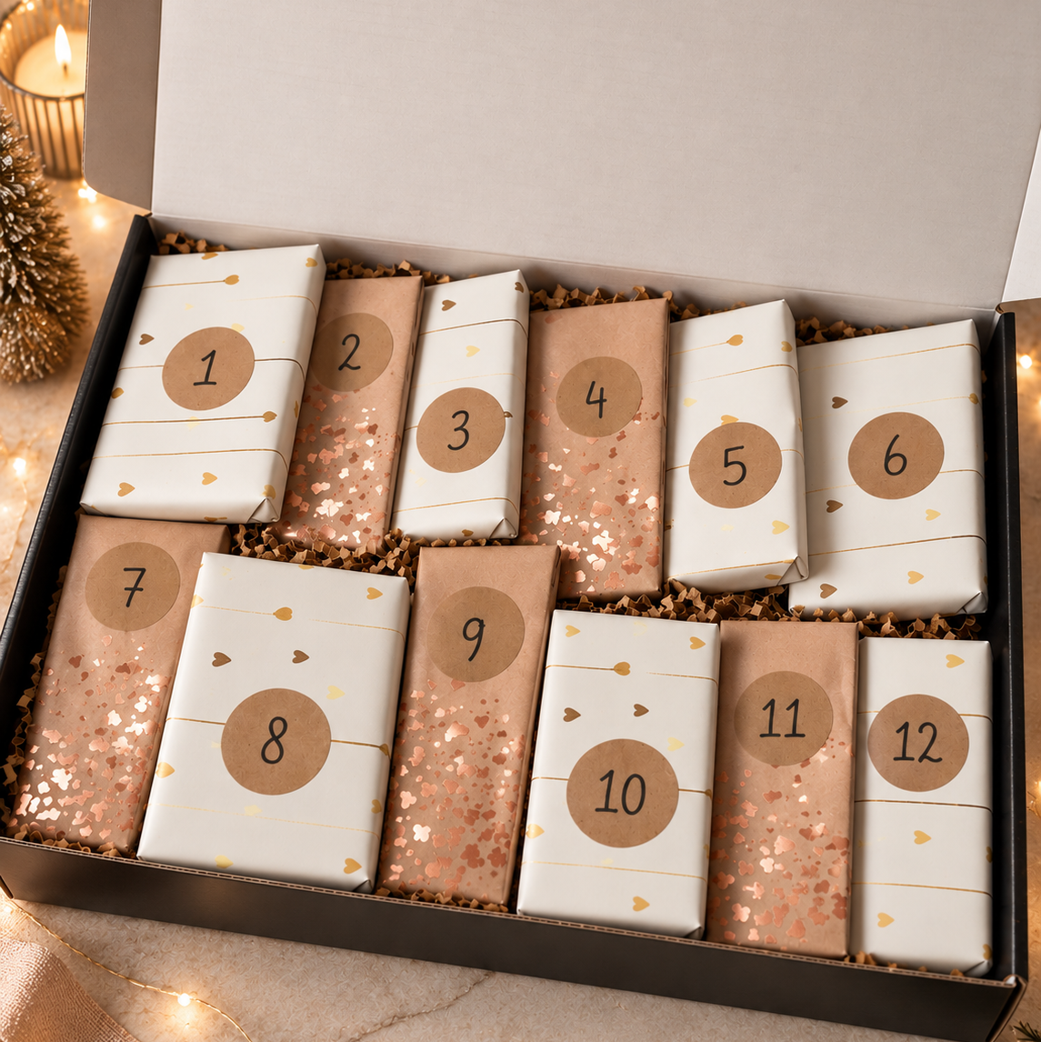 Adventskalender press-ons