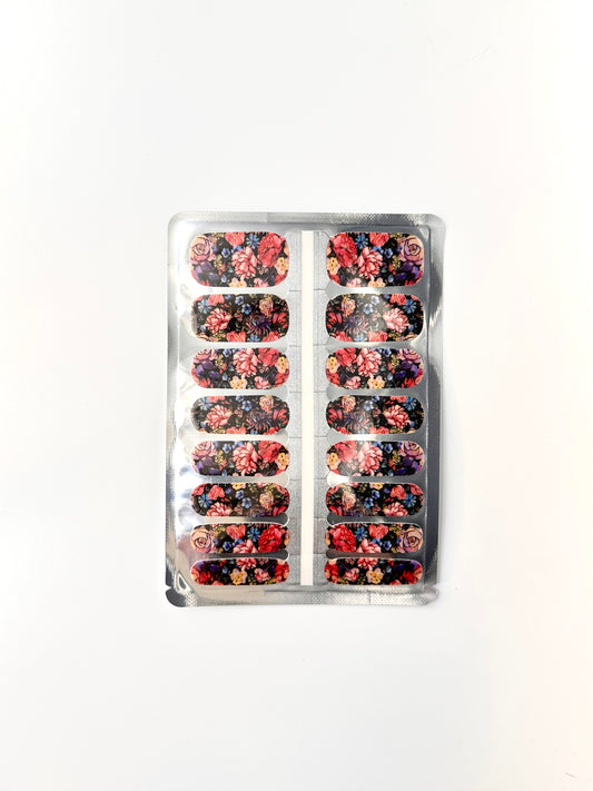 Midnight Bloom Nagel Wraps