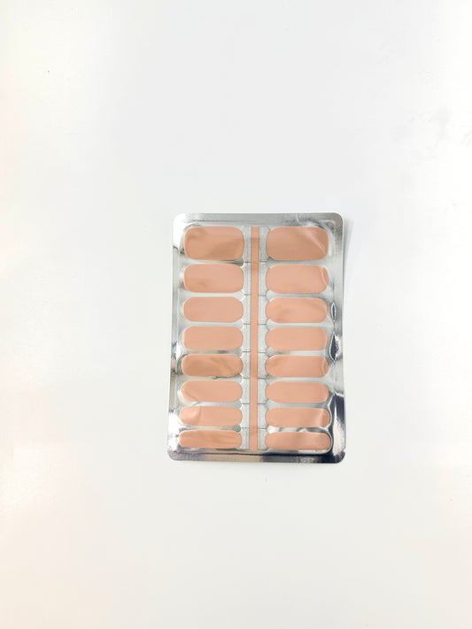 Solide Beige Nagelsticker