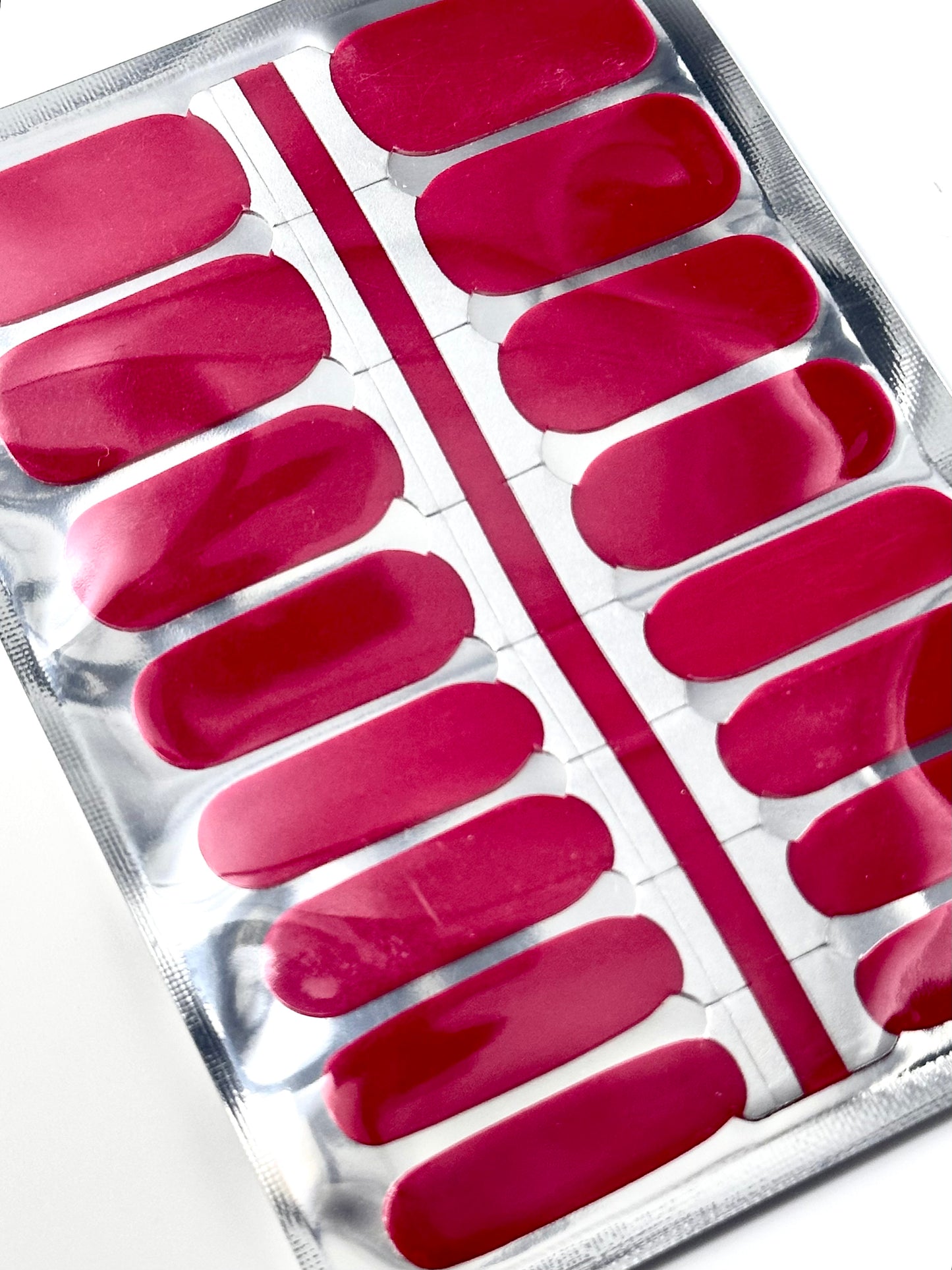 Solid Dark Rose Nagel-Wraps