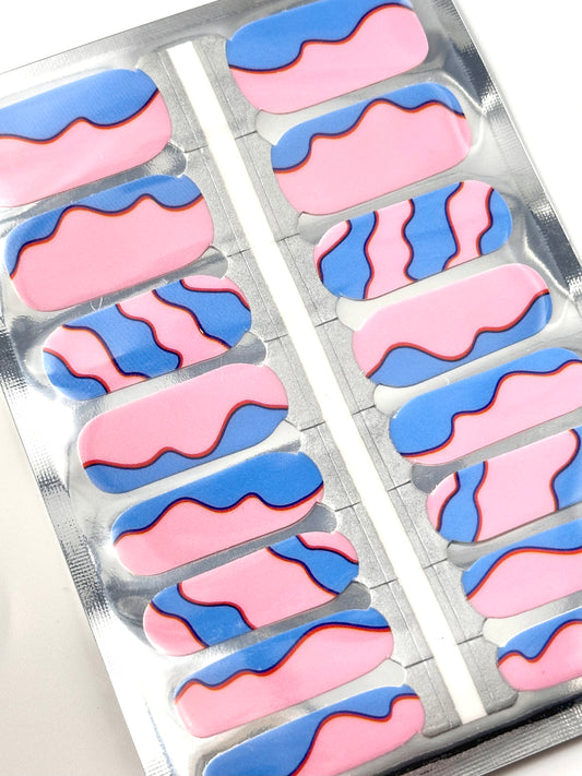 Candy Swirls Nagel Wraps