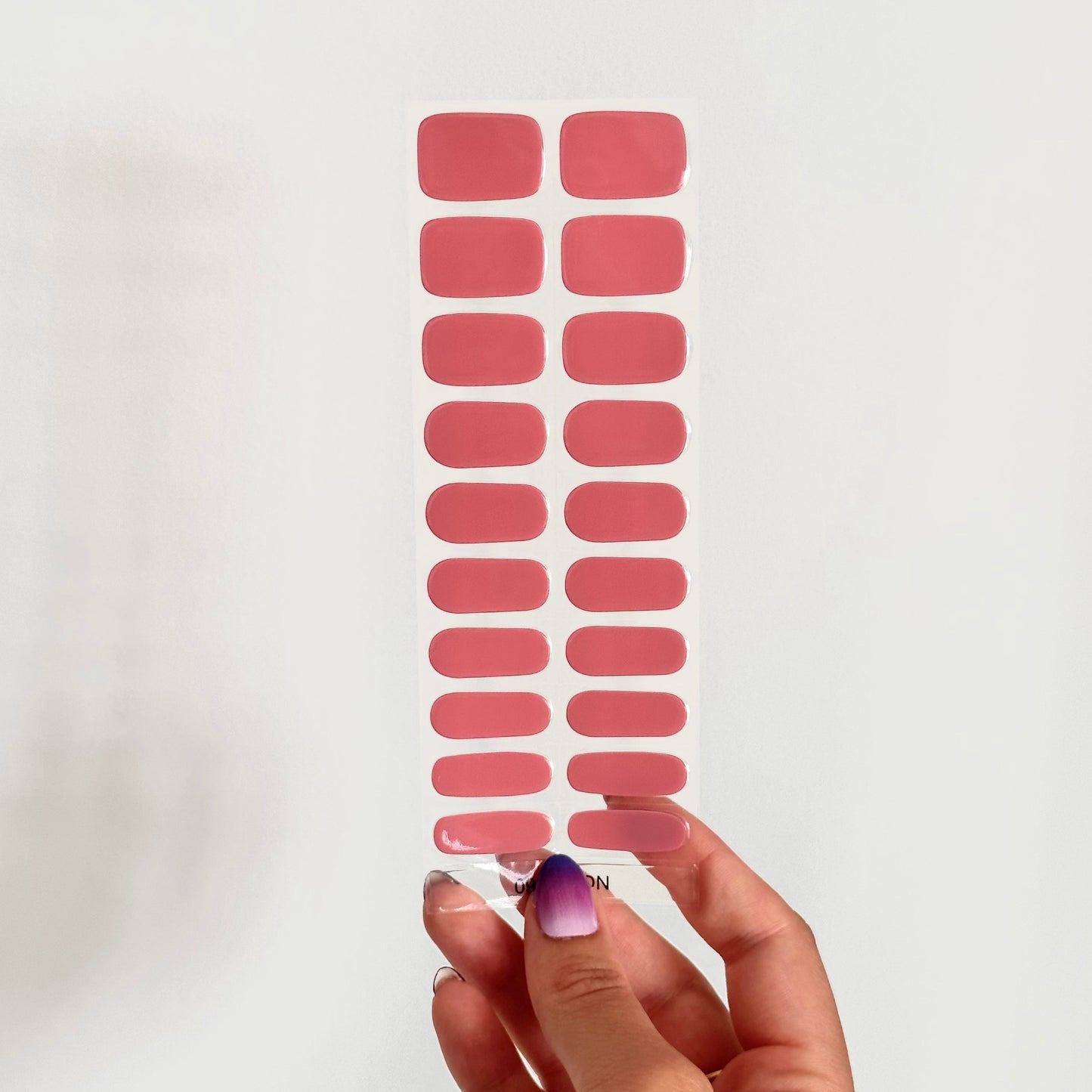 Dusty Rose Gellacksticker