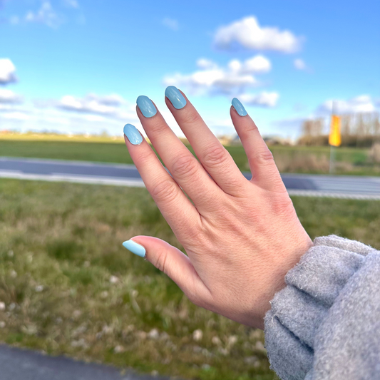 Sky Blue Gellakstickers
