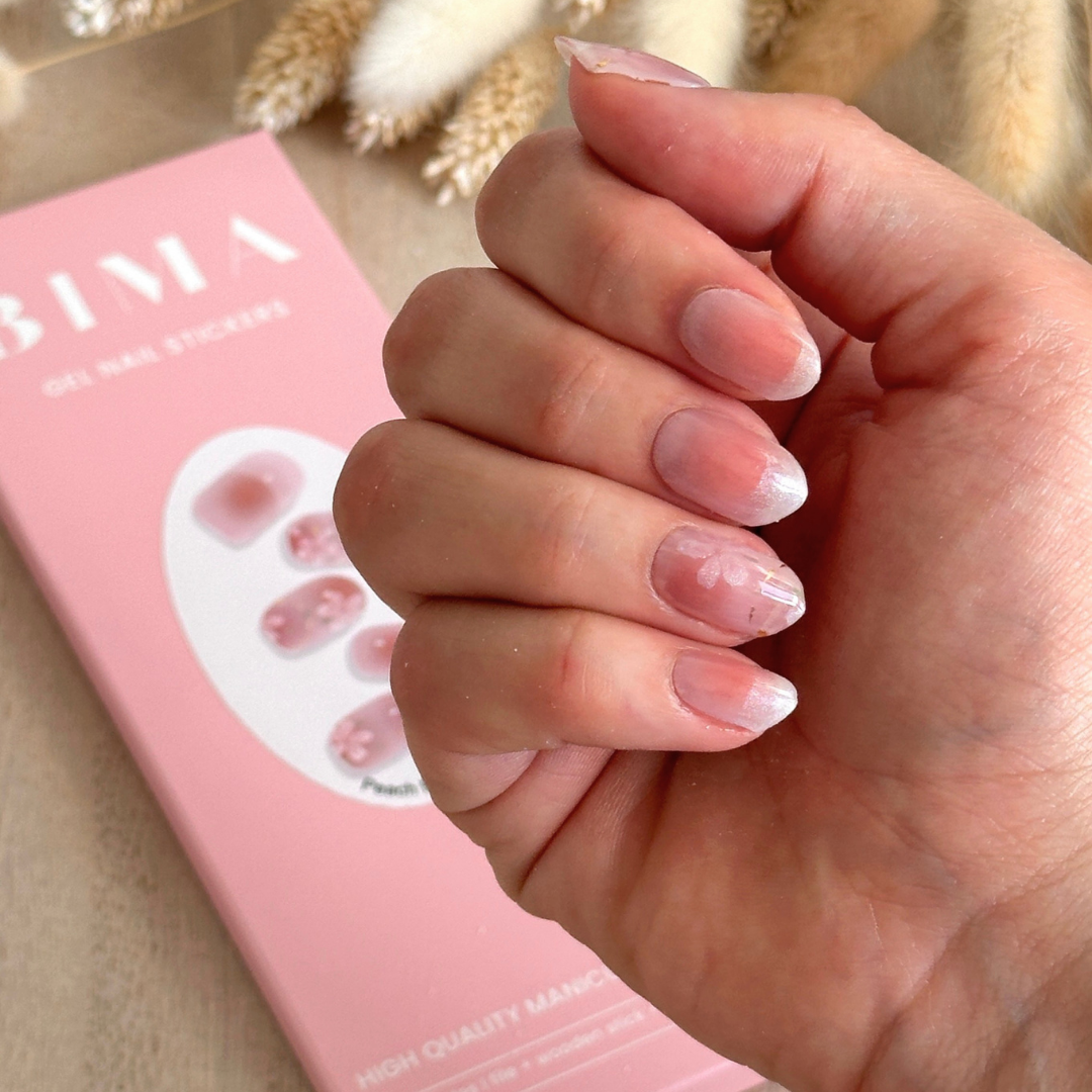Latte Ombre Gellack-Sticker
