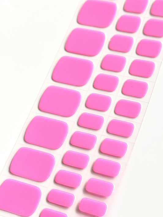 Pedicure Purple Gellakstickers