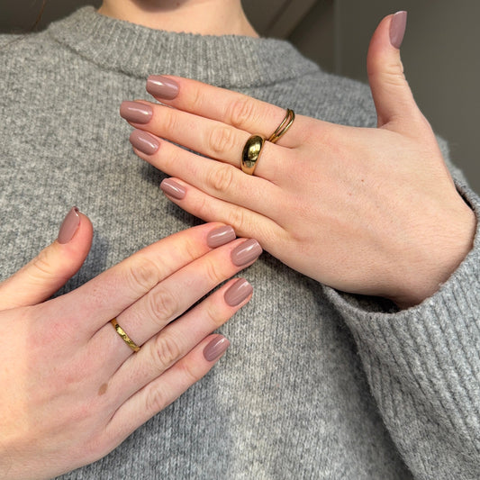 Soft Mauve Press-Ons