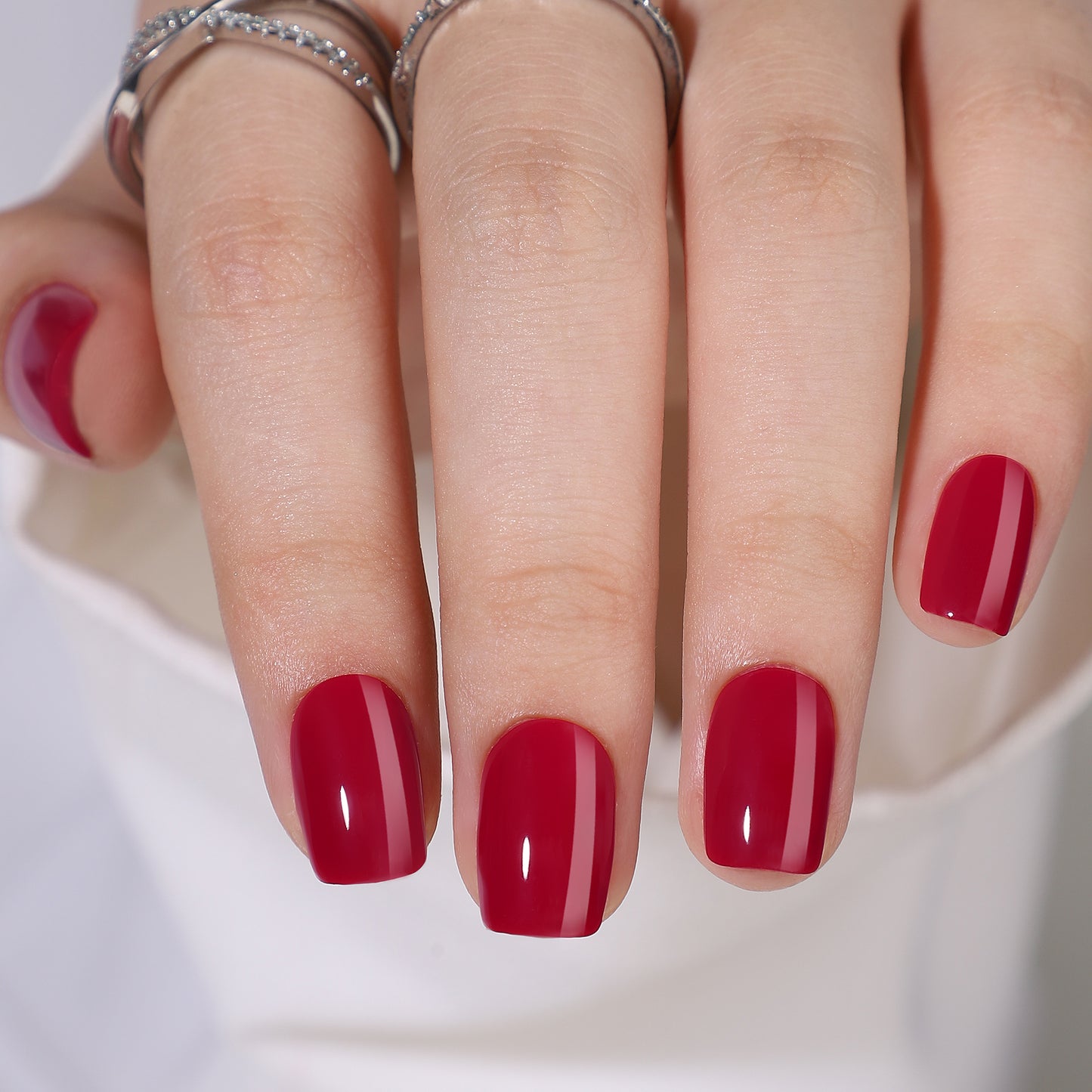 Rode square press-on nails