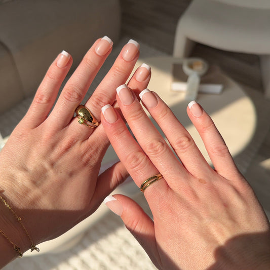 French square manicure press-ons van BIMA Nails